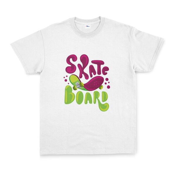 Dripping Skate Tişört M - Beyaz