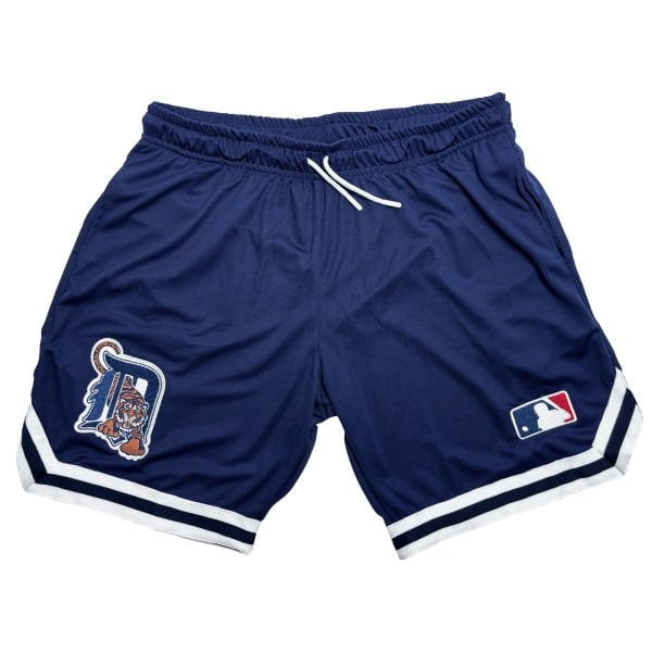 Detroit Tigers Retro Lacivert Spor Şort