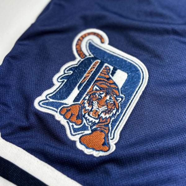 Detroit Tigers Retro Lacivert Spor Şort