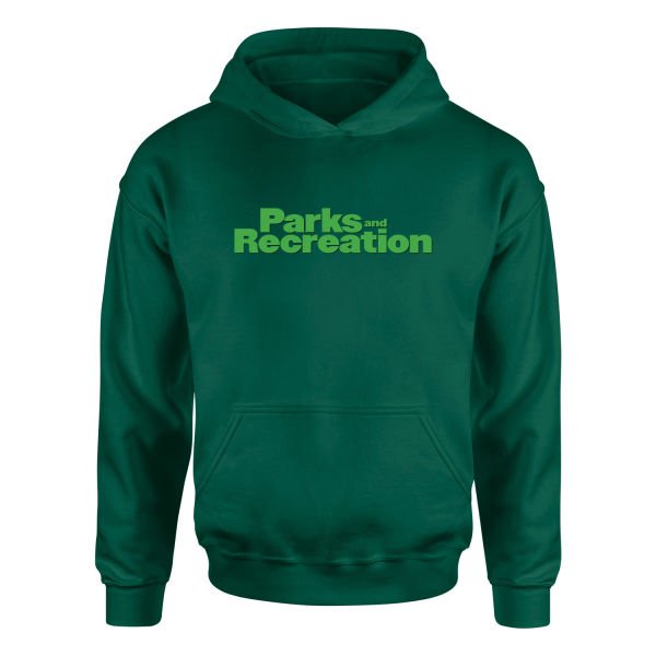 Parks and Recreation Hoodie M - Nefti Yeşili