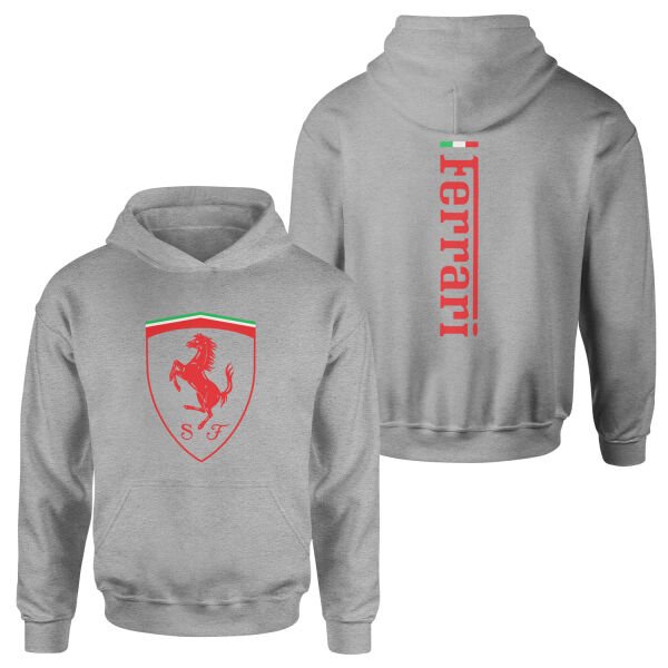 Scuderia Ferrari SE 24 Siyah Hoodie M - Gri