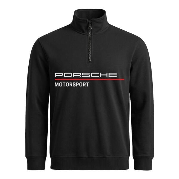 Porsche Motorsport Yarım Fermuarlı Sweatshirt