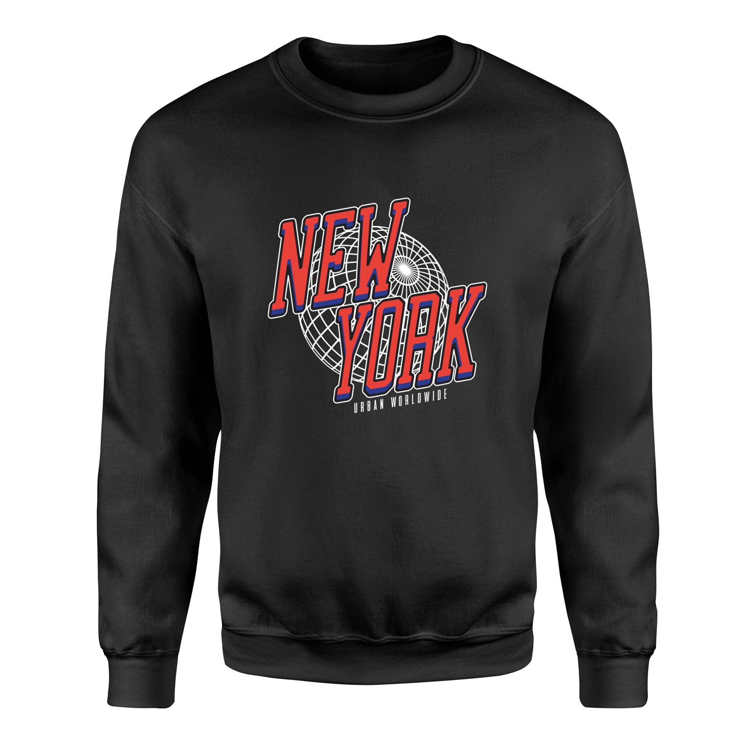 New York Sweatshirt XL - Siyah