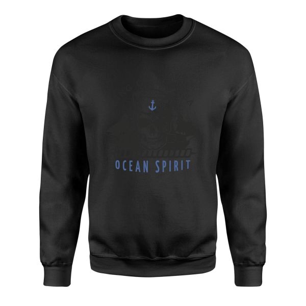King of the Sea Denizci Sweatshirt XL - Siyah