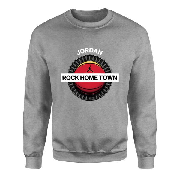 Air Jordan Rock Home Town Sweatshirt XL - Gri