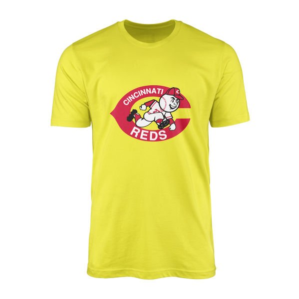 Cincinnati Reds | Mr. Red 80’s Tişört XL - Sarı