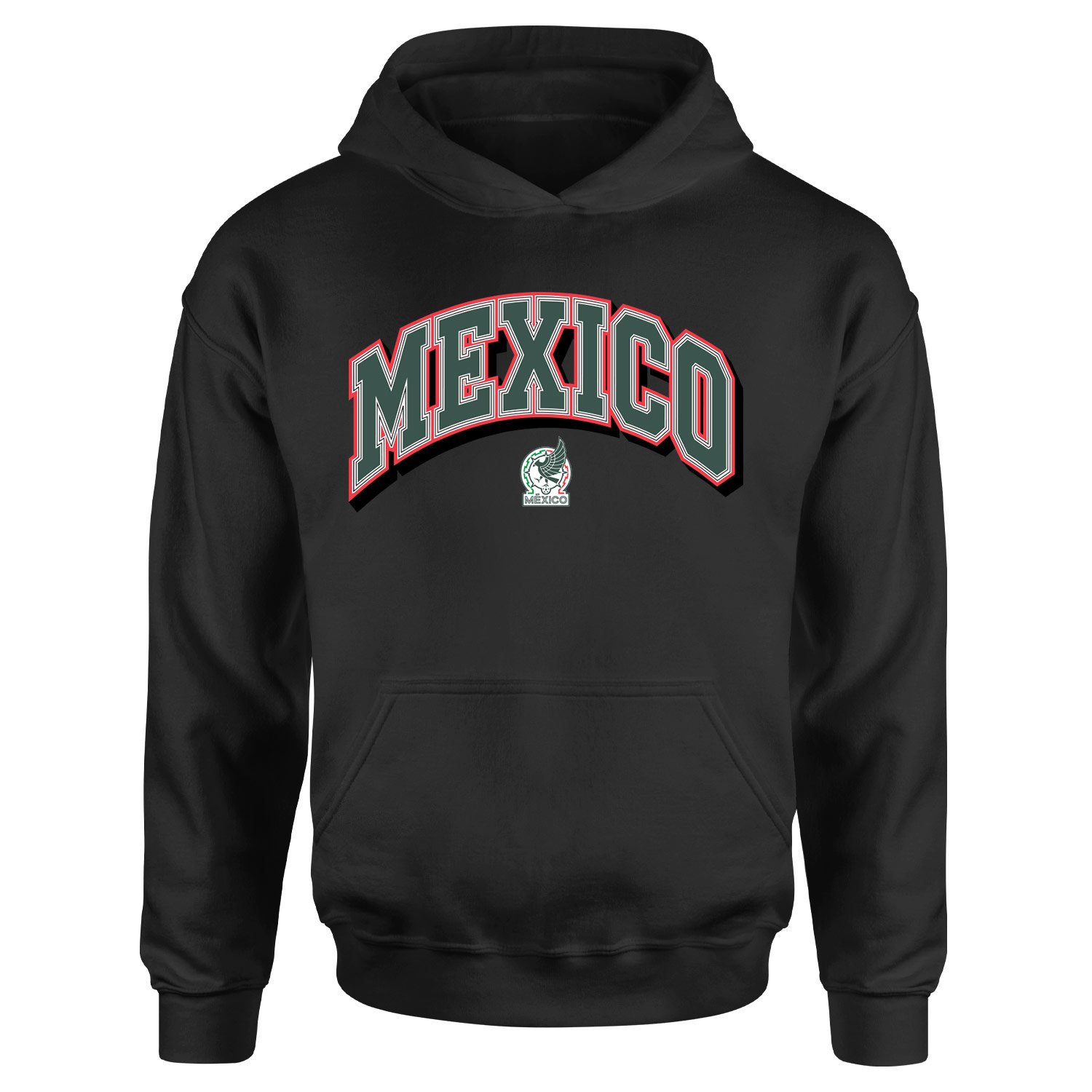 Meksika 2026 Varsity Hoodie S - Siyah
