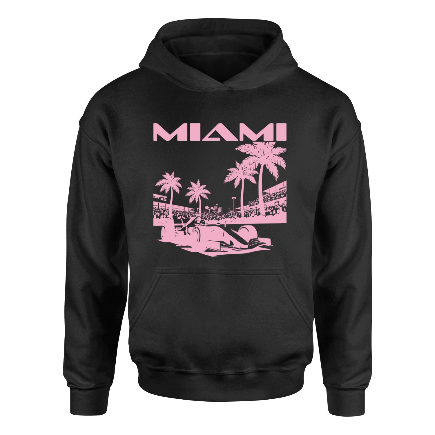 Miami Track Hoodie S - Siyah
