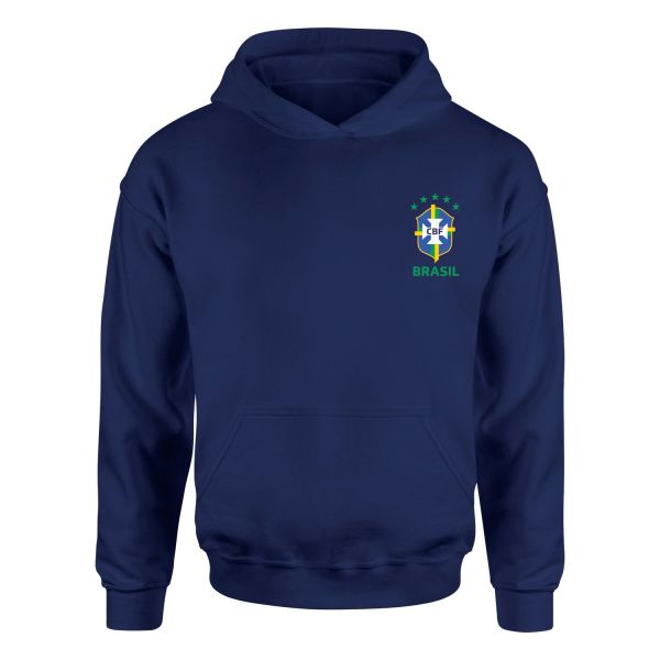 Brezilya Hoodie M - İndigo Mavisi