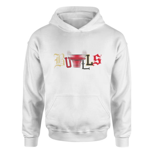 Bulls History Hoodie M - Beyaz