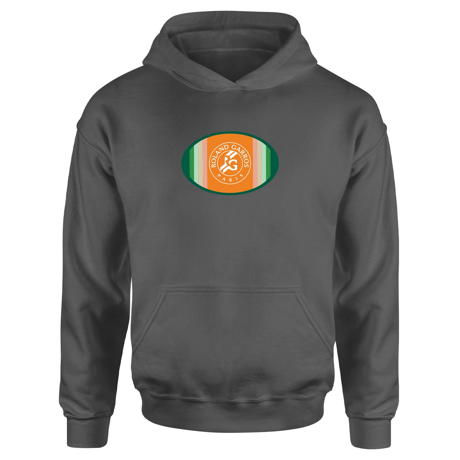 Roland Garros Hoodie M - Füme