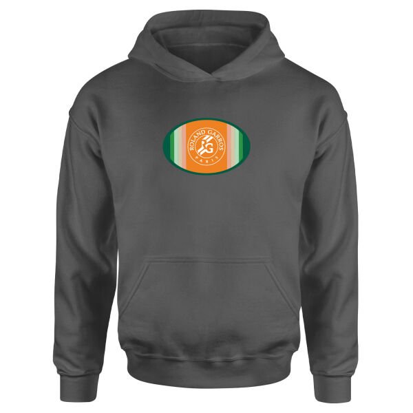Roland Garros Hoodie M - Füme