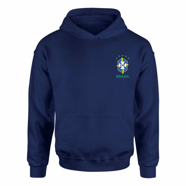 Brezilya Hoodie L - İndigo Mavisi