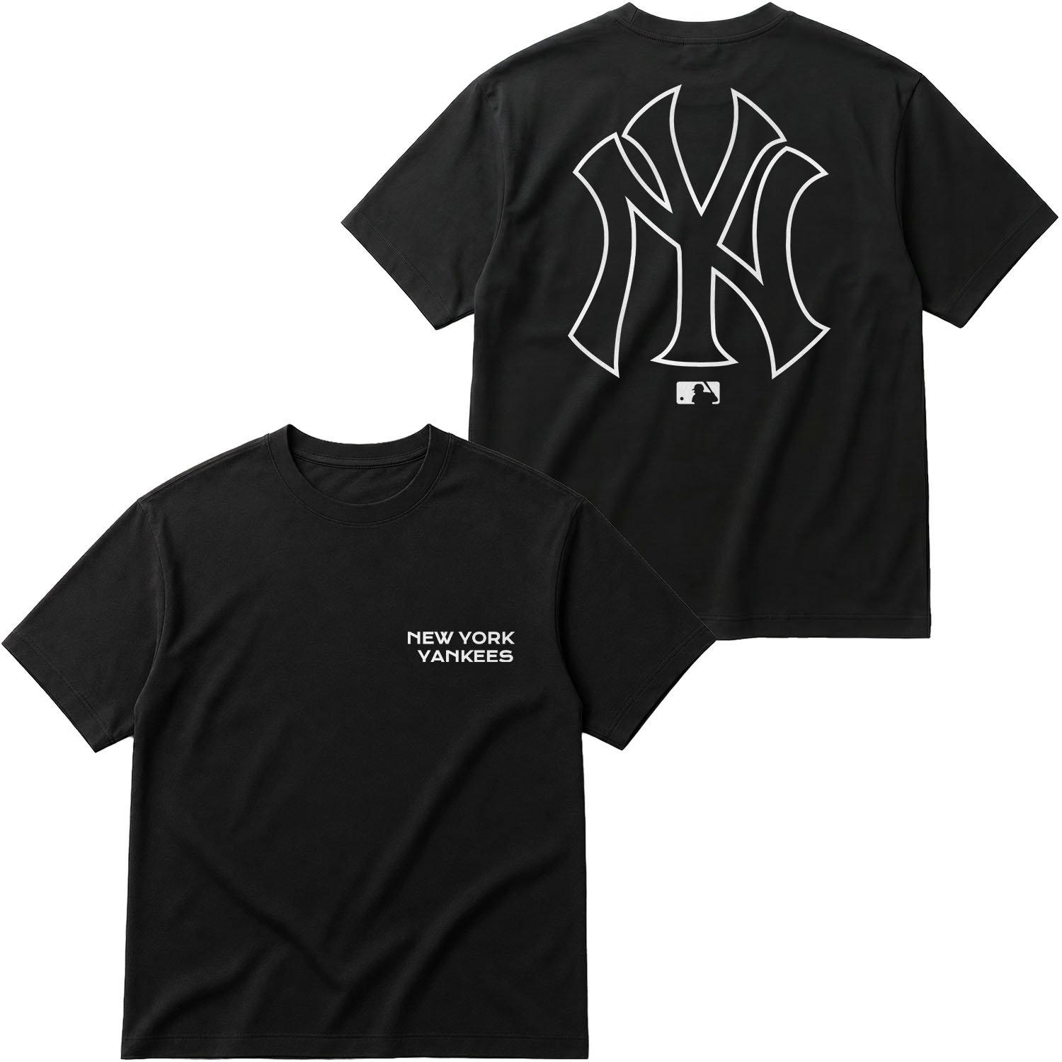 NY YANKEES MLB Edition Oversize Tişört L - Siyah