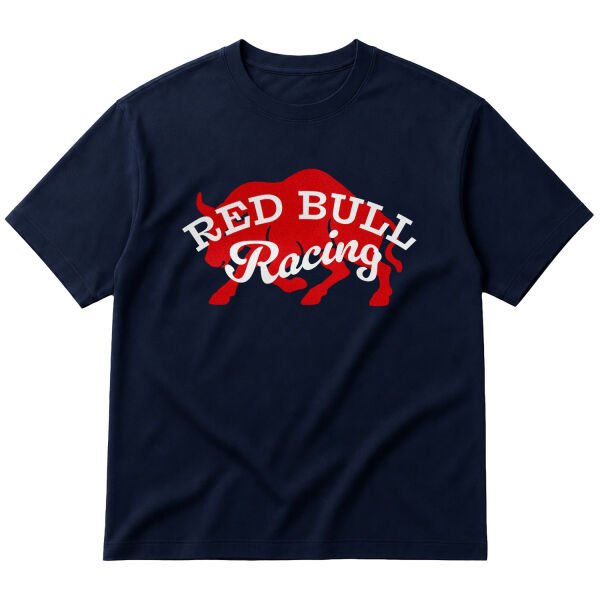 Red Bull Racing Casual Oversize Tişört L - İndigo Mavisi