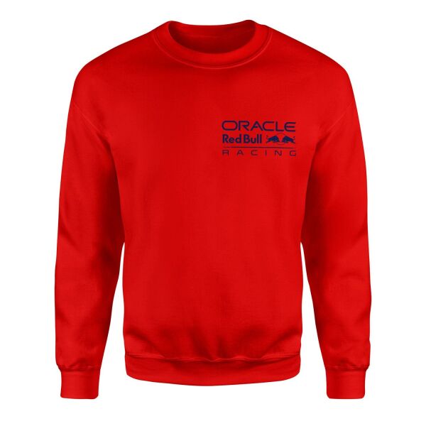 Oracle Red Bull Racing Navy Blue Sweatshirt S - Kırmızı