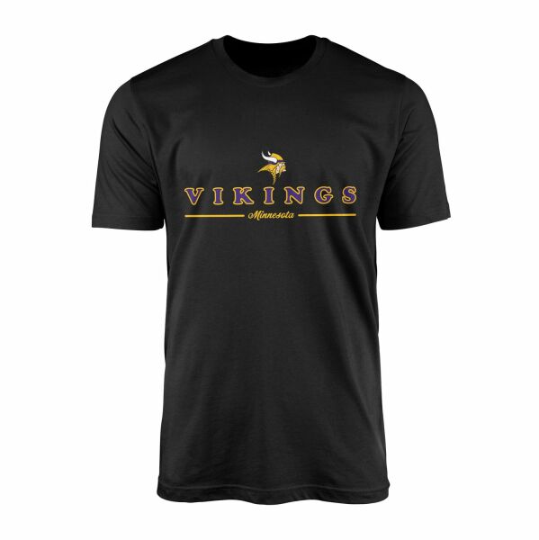 Minnesota Vikings L Tişört M - Siyah