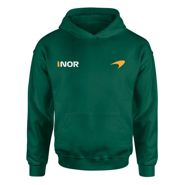 Lando Norris #NOR ID McLaren Racing Hoodie XL - Nefti Yeşili