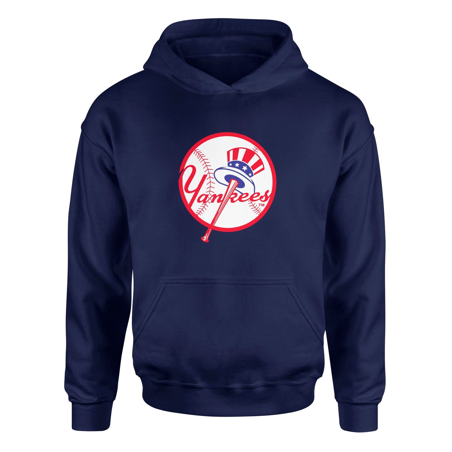 NY Yankees Uncle Sam Hoodie XL - İndigo Mavisi