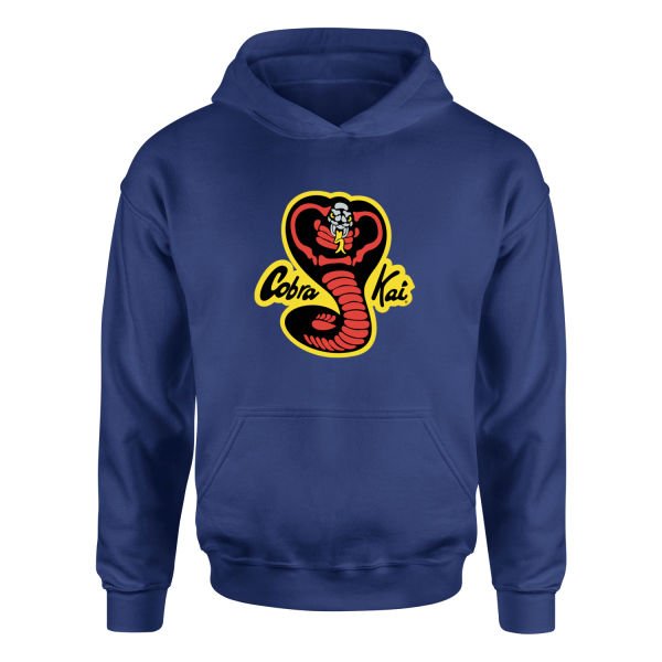 Cobra Kai Hoodie M - İndigo Mavisi