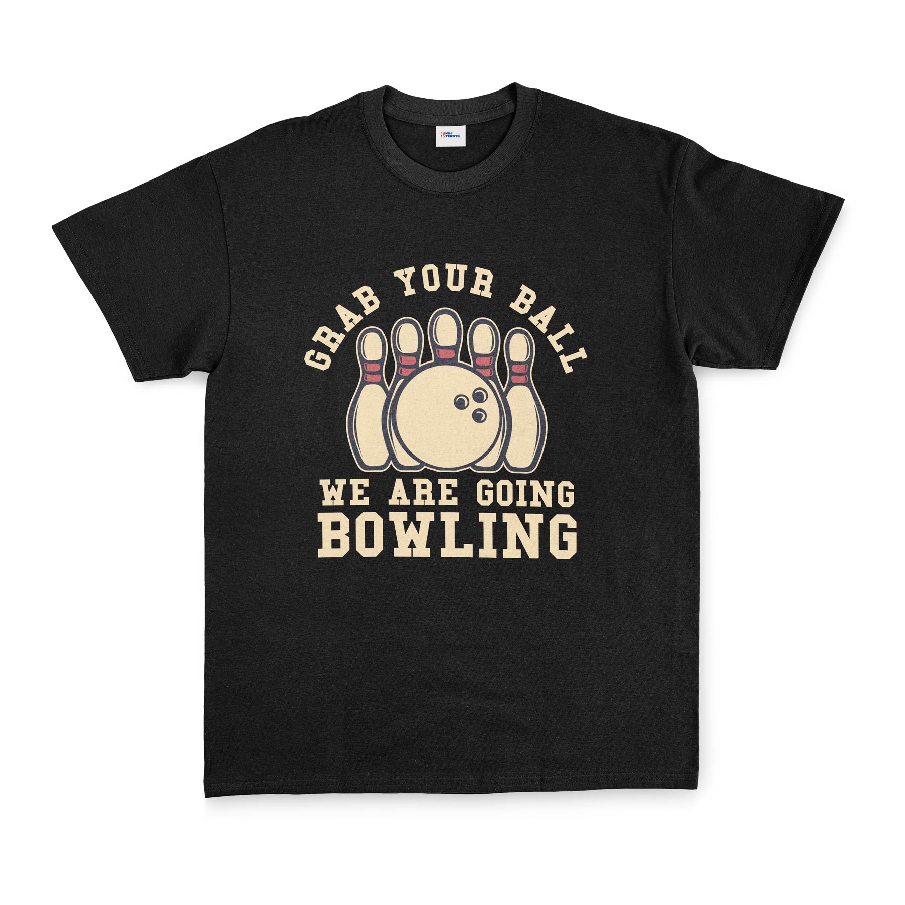 We Are Going Bowling Tişört S - Siyah