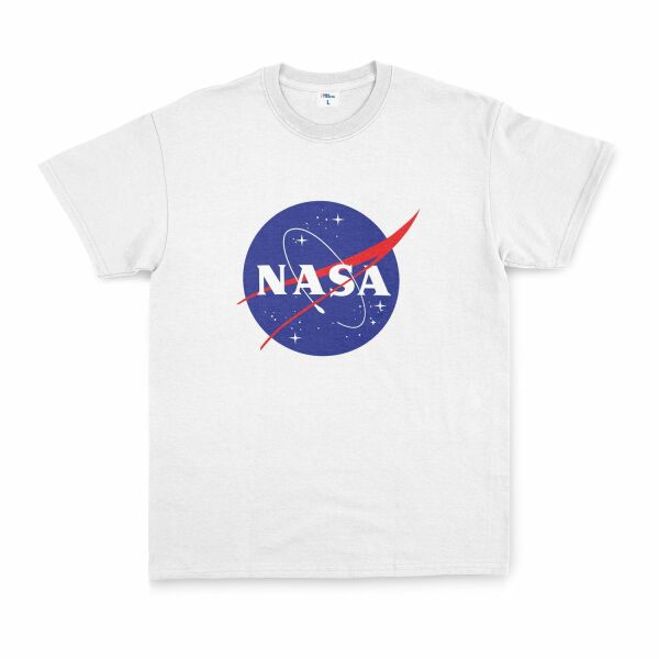 NASA Tişört XXL - Beyaz