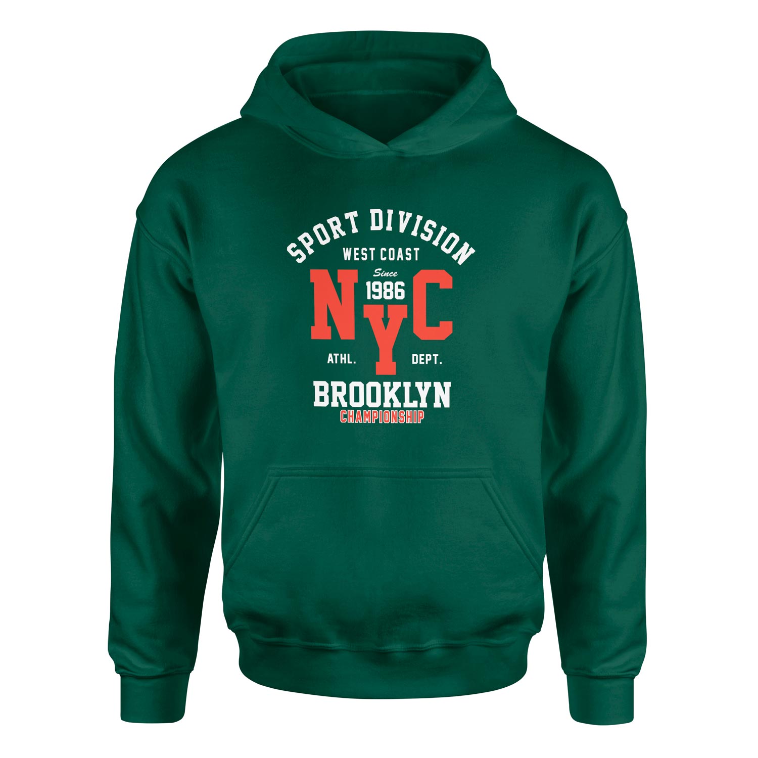 NYC West Coast SD Hoodie M - Nefti Yeşili