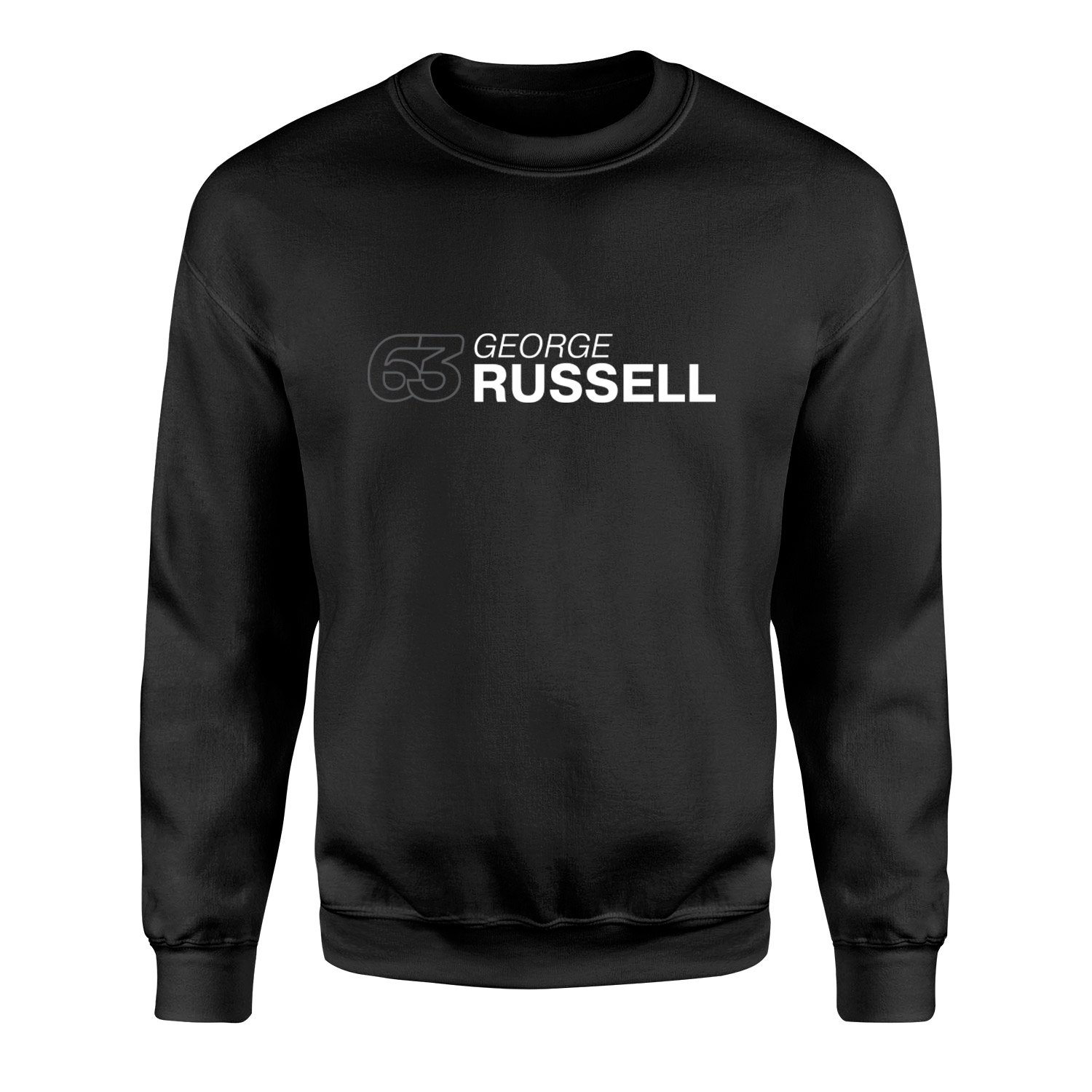 George Russell 63 Sweatshirt M - Siyah