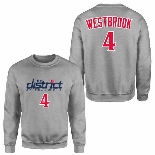 Russell Westbrook Wizards Forma Sweatshirt L - Gri