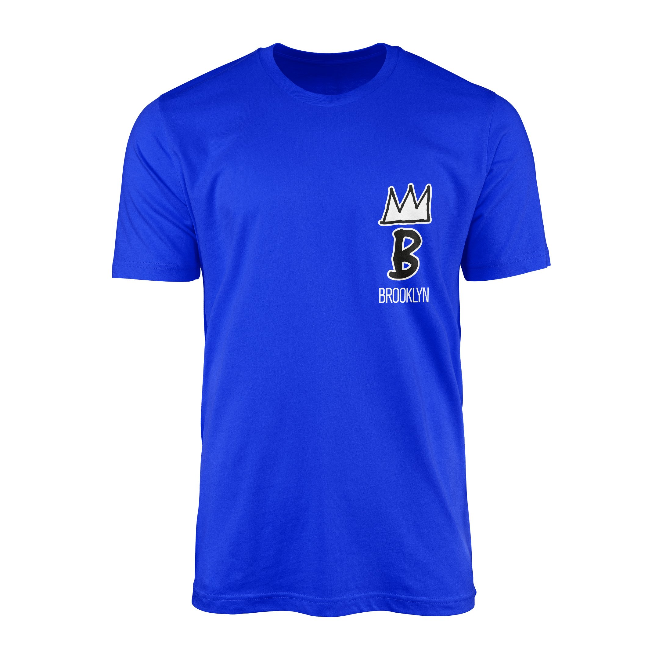 Brooklyn Basquiat Crown Tişört S - Mavi