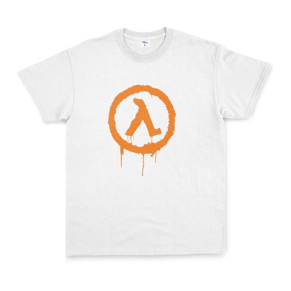 Half-Life Spray Tişört XXL - Beyaz