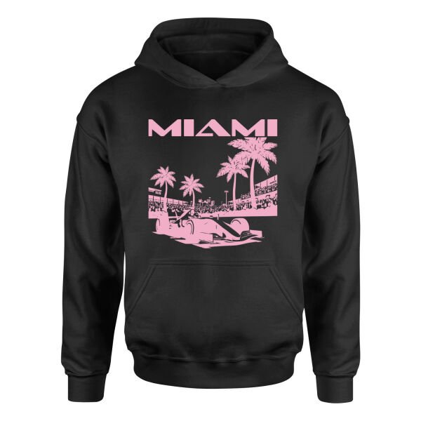 Miami Track Hoodie M - Siyah