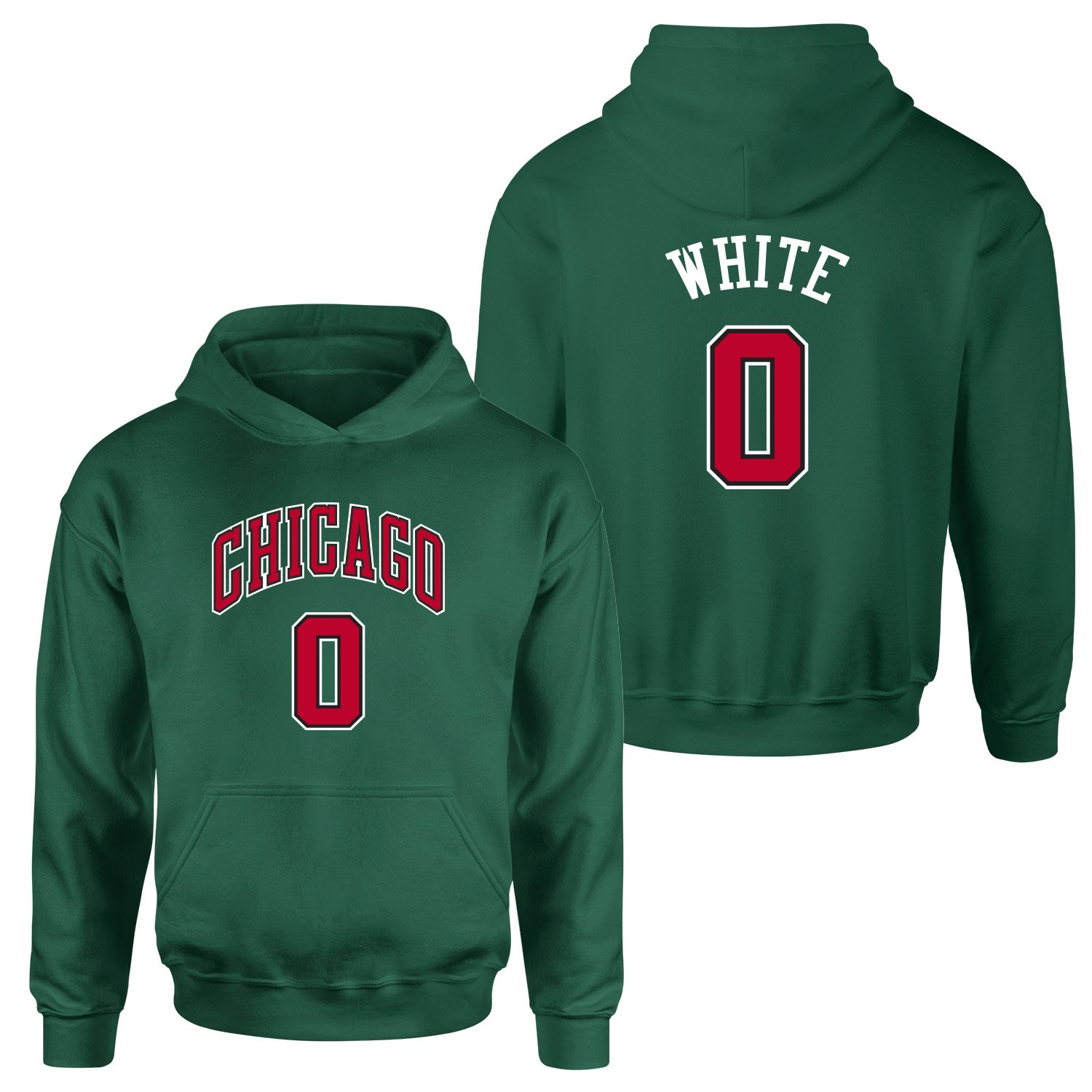 Coby White Chicago 0 Forma Hoodie S - Nefti Yeşili
