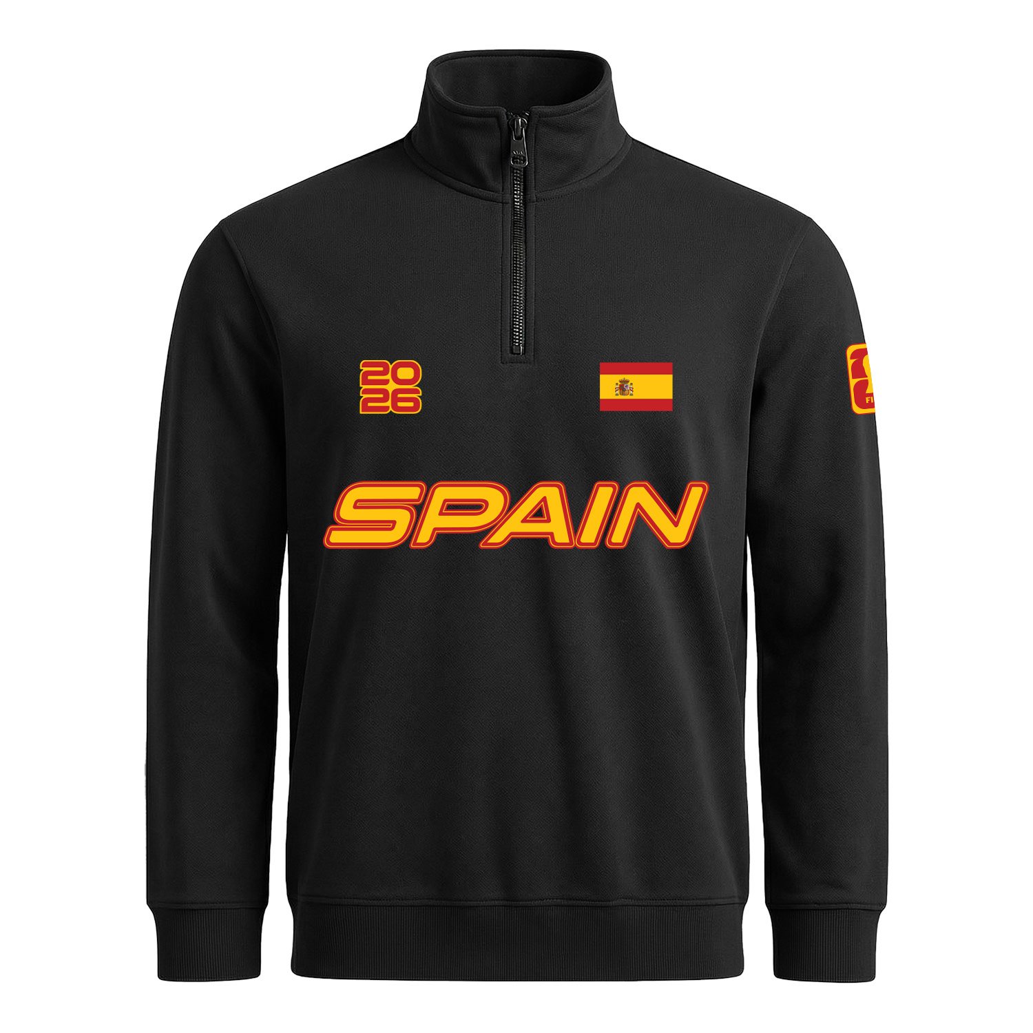 İspanya 2026 Yarım Fermuarlı Sweatshirt