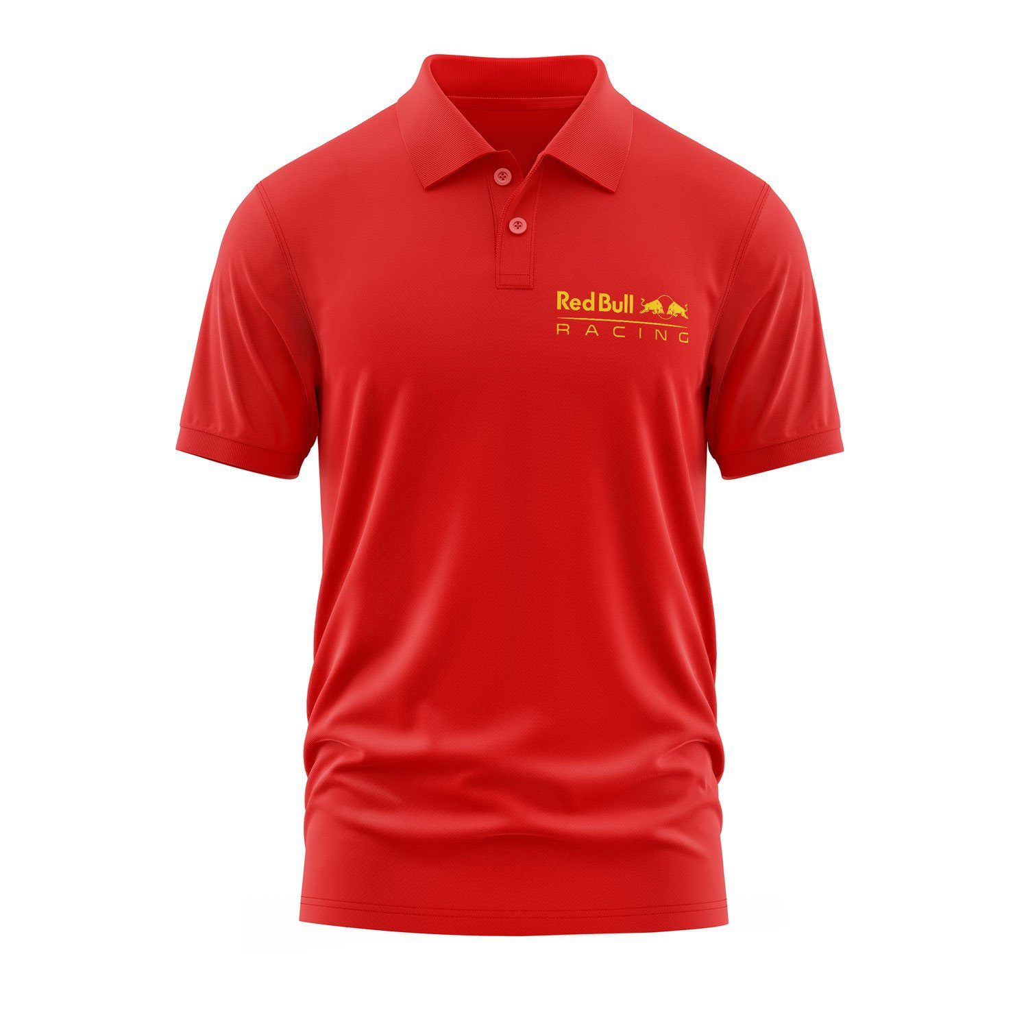 Red Bull Racing Yellow Polo Tişört M - Kırmızı