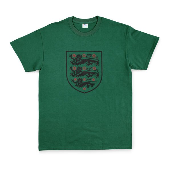 Three Lions Shield Tişört S - Nefti Yeşili