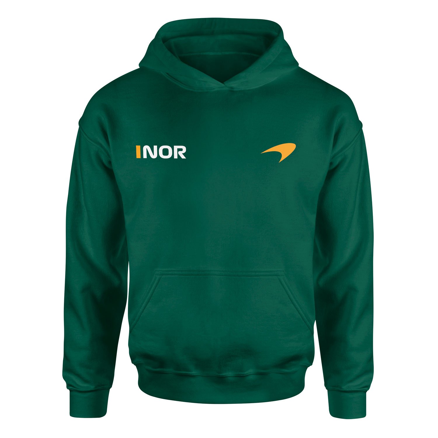 Lando Norris #NOR ID McLaren Racing Hoodie S - Nefti Yeşili