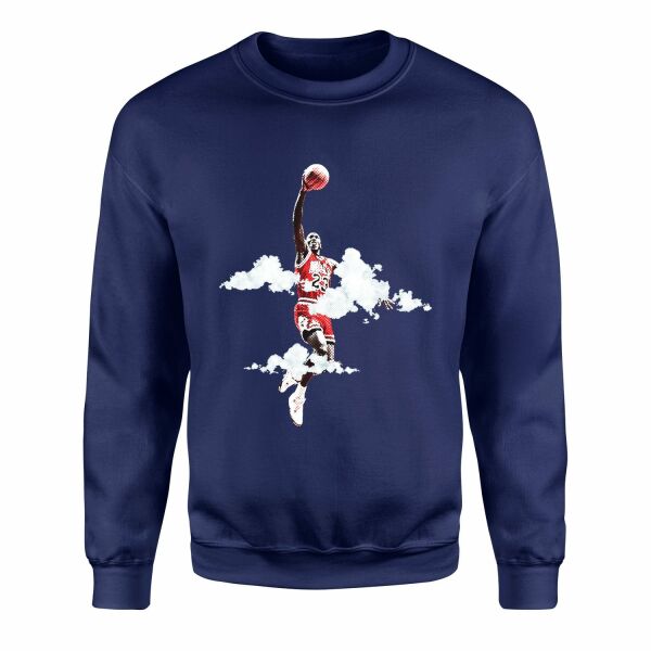 His Airness Sweatshirt M - İndigo Mavisi