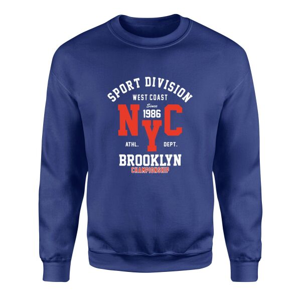 NYC West Coast SD Sweatshirt M - İndigo Mavisi