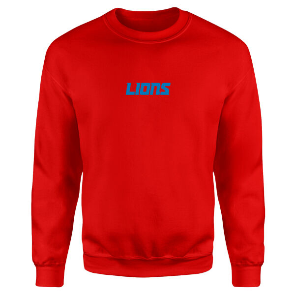 DET LIONS Iconic Sweatshirt M - Kırmızı