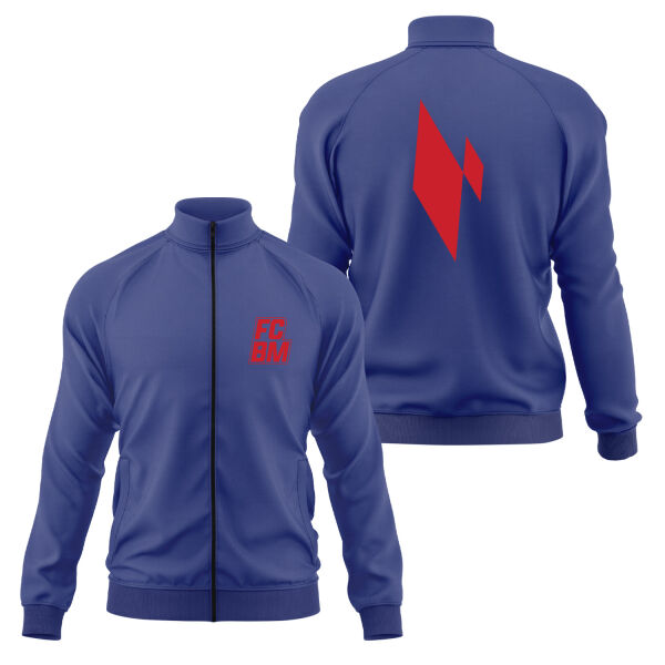 Bayern Münih Special FCBM Edition Fermuarlı Sweatshirt S - İndigo Mavisi