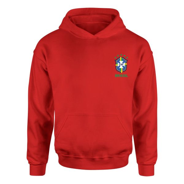 Brezilya Hoodie L - Kırmızı