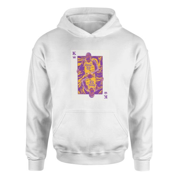 King James Card Hoodie L - Beyaz