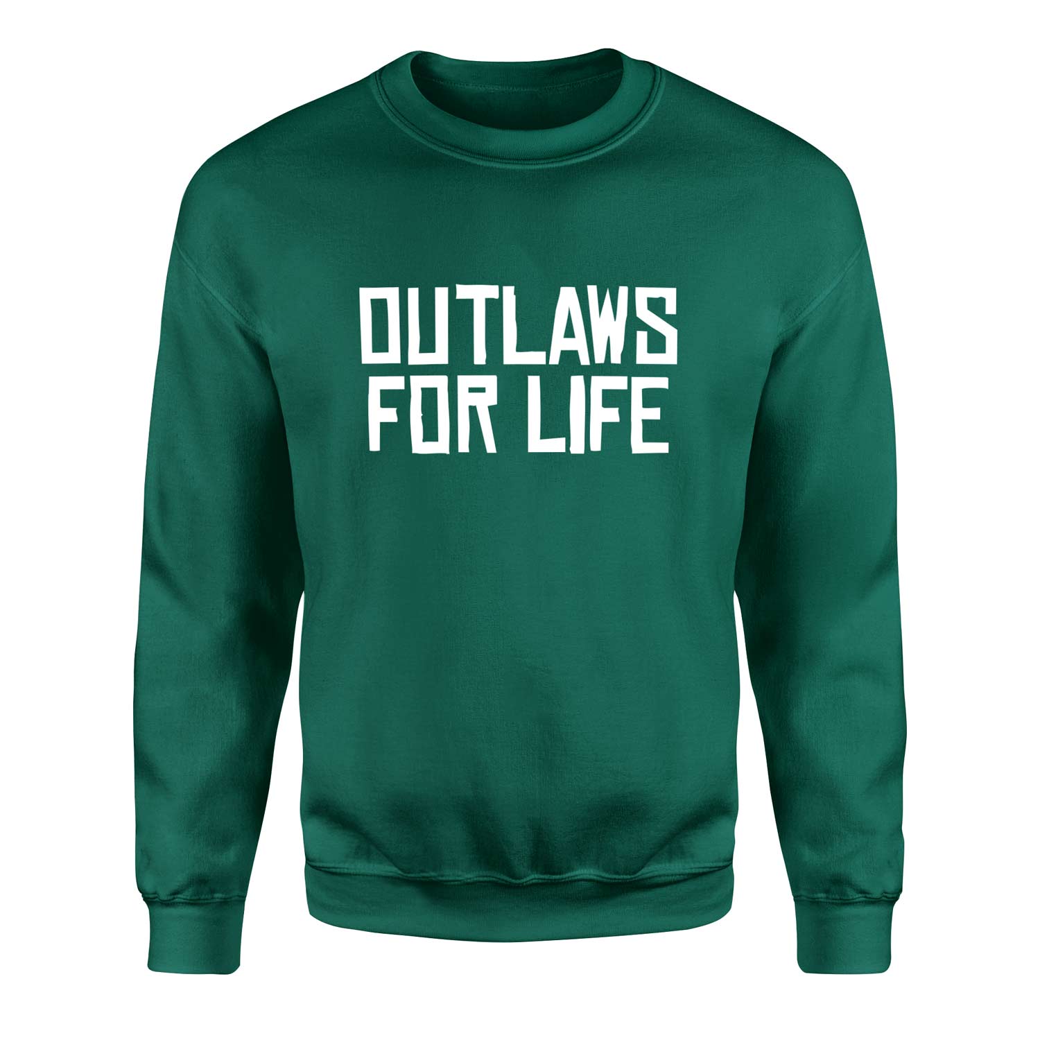 Outlaws For Life Sweatshirt M - Nefti Yeşili