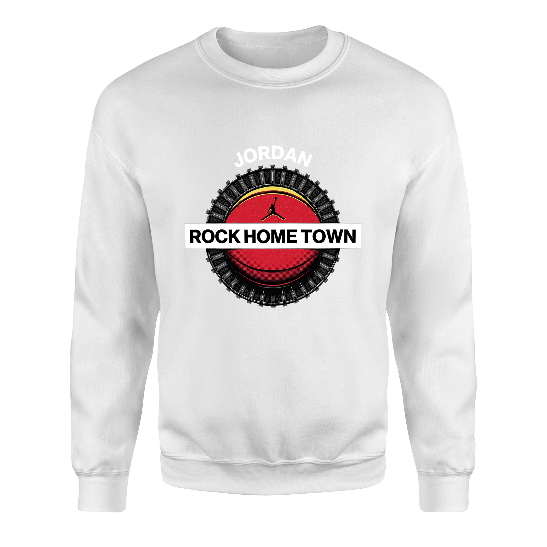 Air Jordan Rock Home Town Sweatshirt S - Beyaz