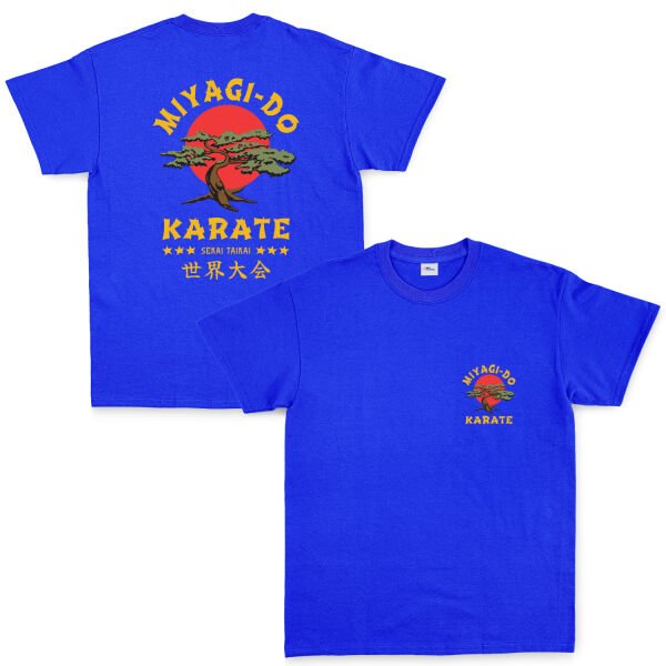 Miyagi Do Karate Tişört L - Mavi