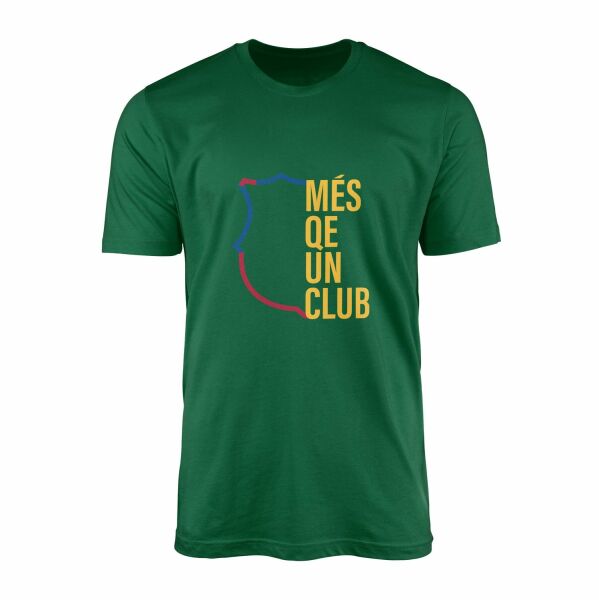 Més que un Club | FC Barcelona Tişört S - Nefti Yeşili