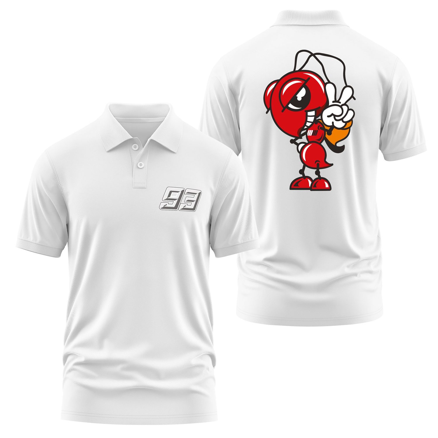 Marc Marquez Ant Edition Polo Tişört XL - Beyaz