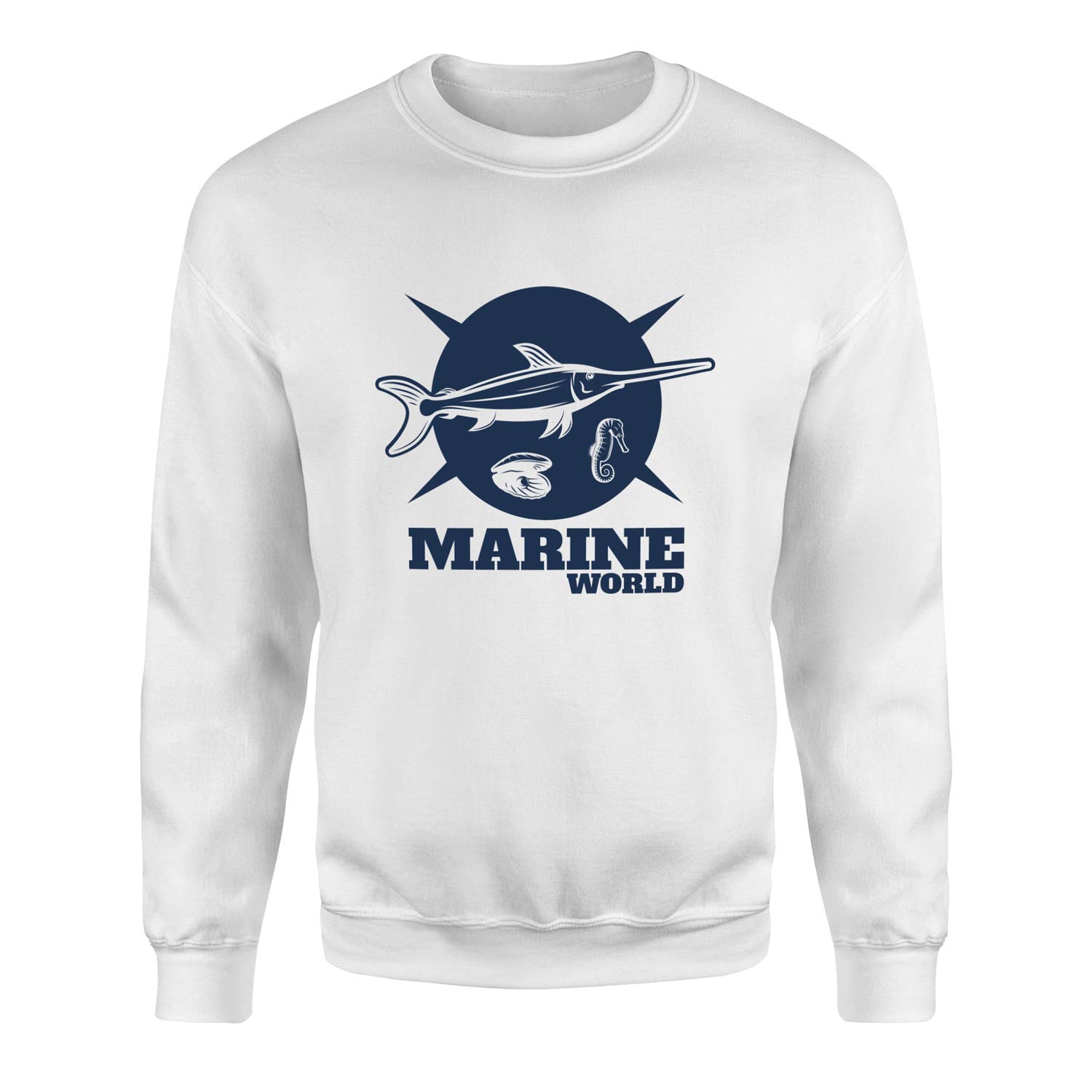 Marine World Denizci Sweatshirt XXL - Beyaz