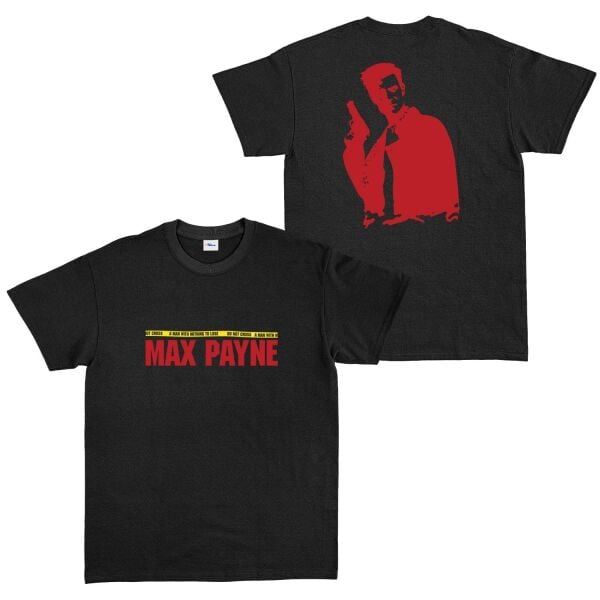 Max Payne Tişört XXL - Siyah | OUTLET
